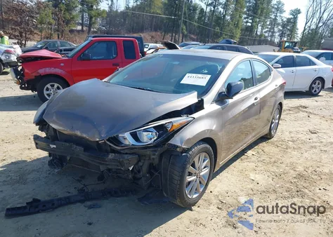 2014 Hyundai Elantra Se из США, поврежденный, VIN 5NPDH4AE6EH507801